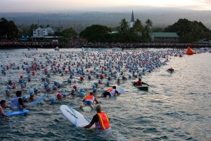 Swim Start, Kona, 2012